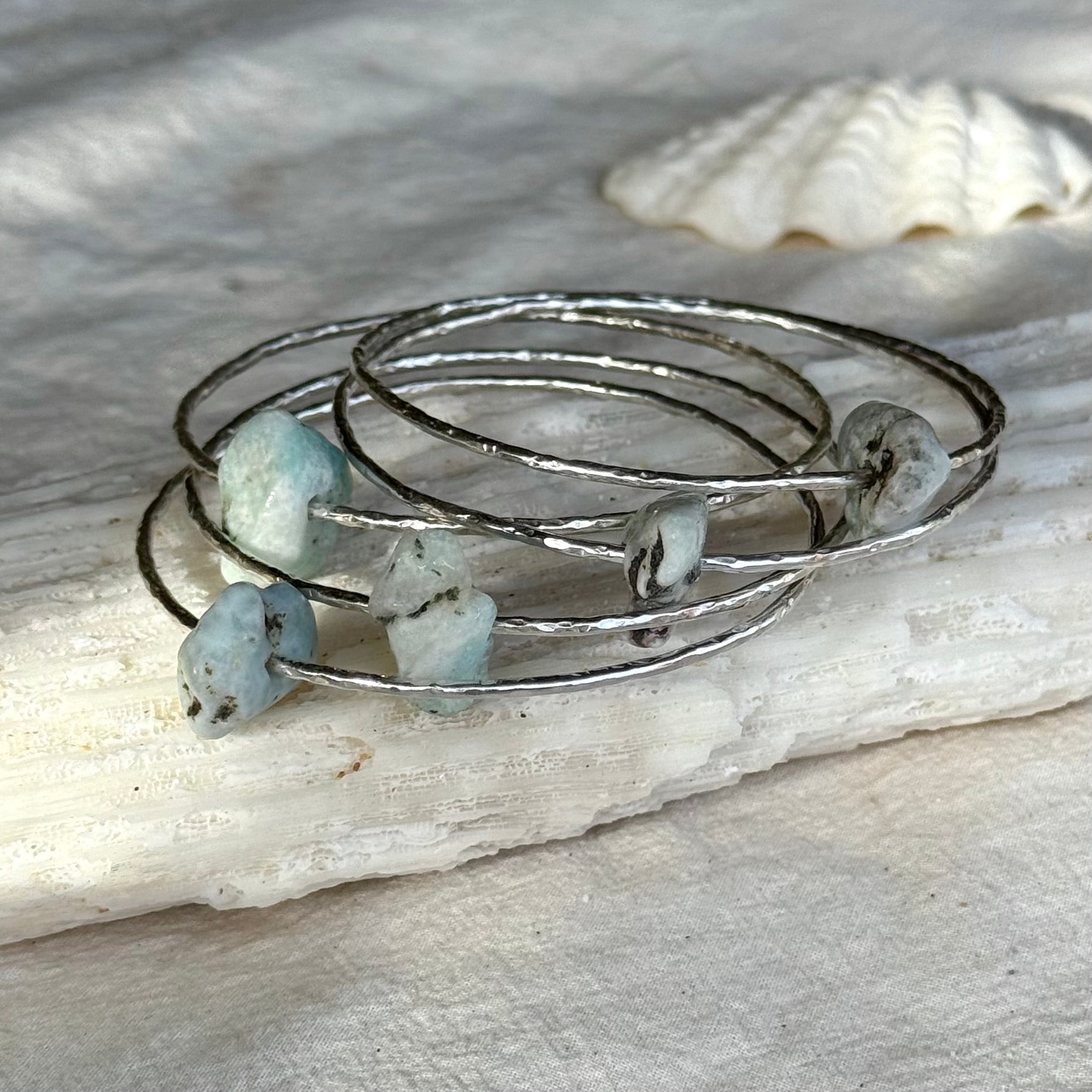 Wahine Bangles Larimar